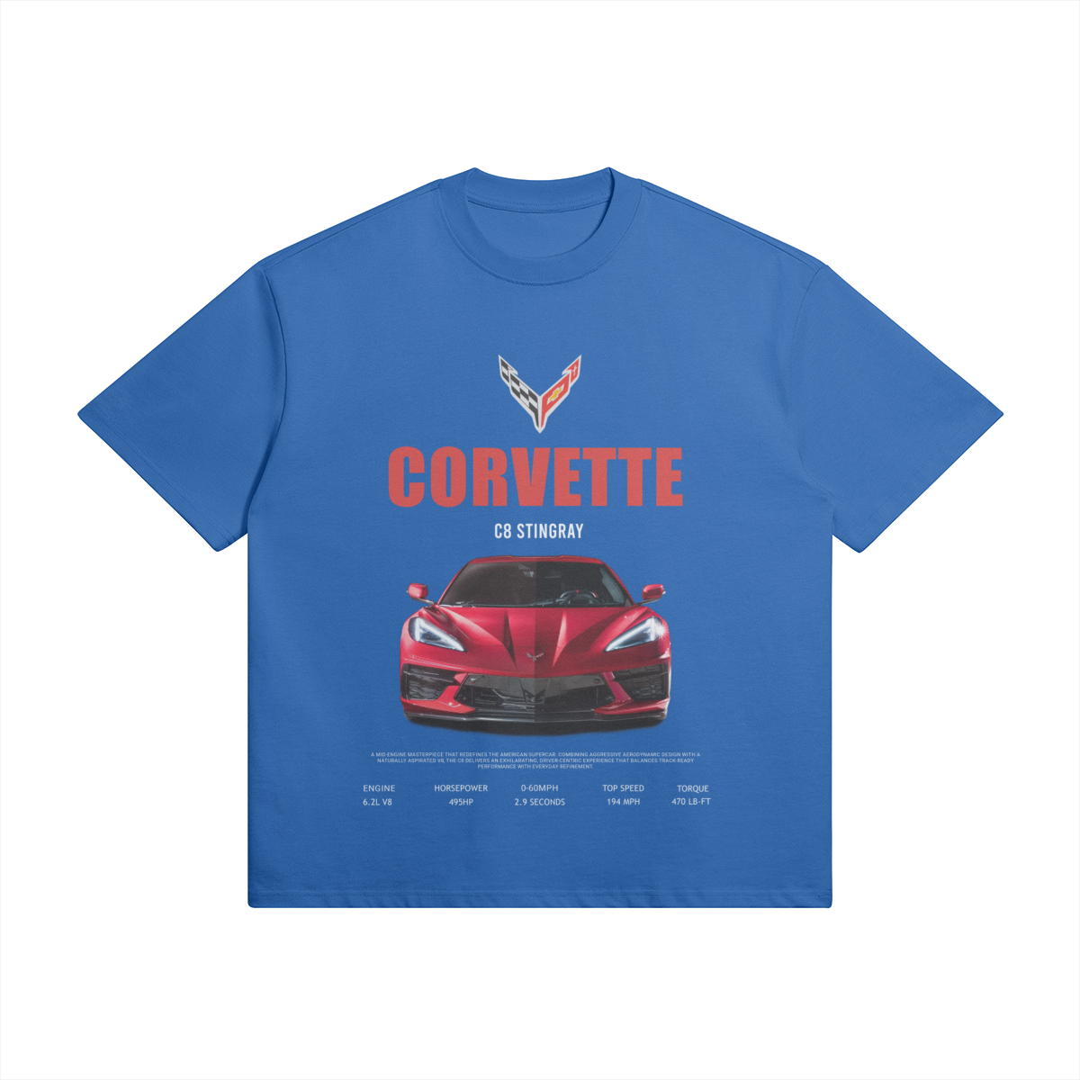 The Mid-Engine Masterpiece | Unisex Oversized Crew Neck T-shirt