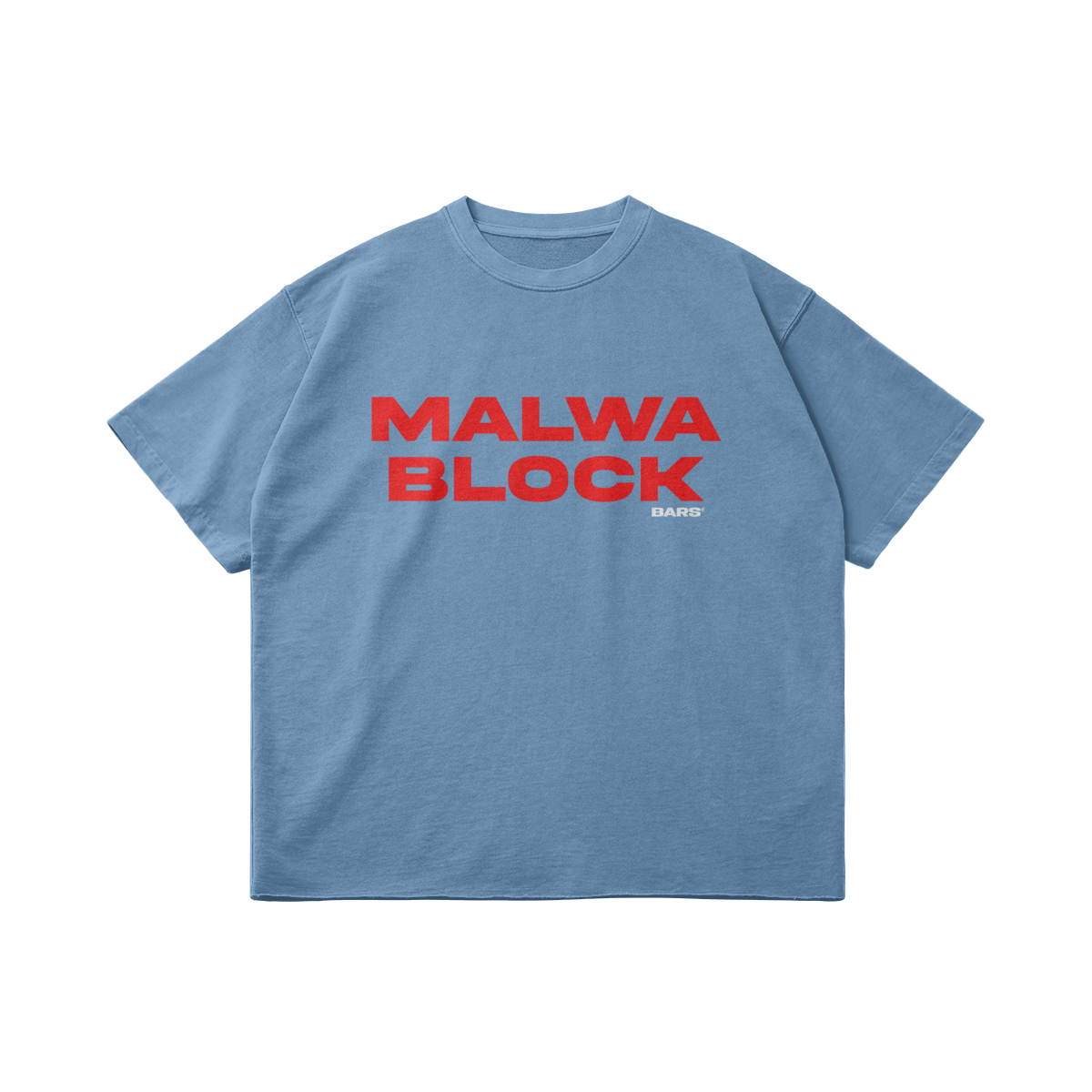 Malwa Block X Sidhu | Unisex Faded Raw Hem T-shirt